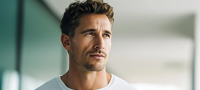 Vitalitás és immunrendszer működés – egészséges férfi portré