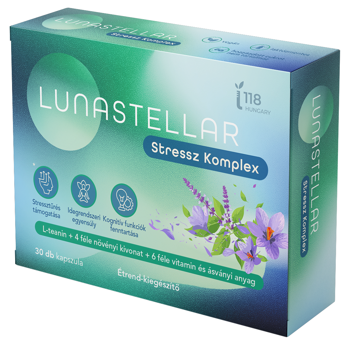 Lunastellar Stressz Komplex kapszula – stressz és idegrendszer támogatása